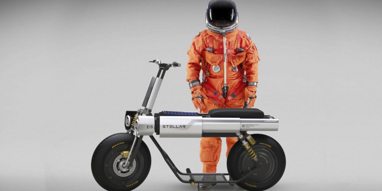Stellar Landcraft, una moto eléctrica para soñar en el espacio mientras ruedas