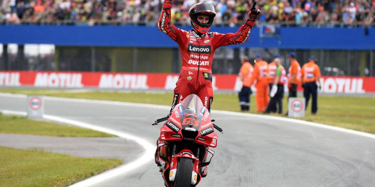 MotoGP: Francesco Bagnaia se impone en el Gran Premio de países bajos