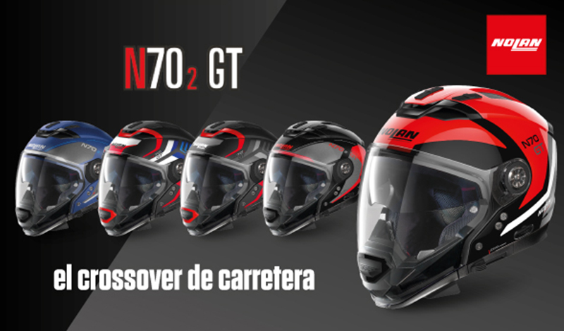 Seguridad y confort con  el casco Nolan N70-2 GT