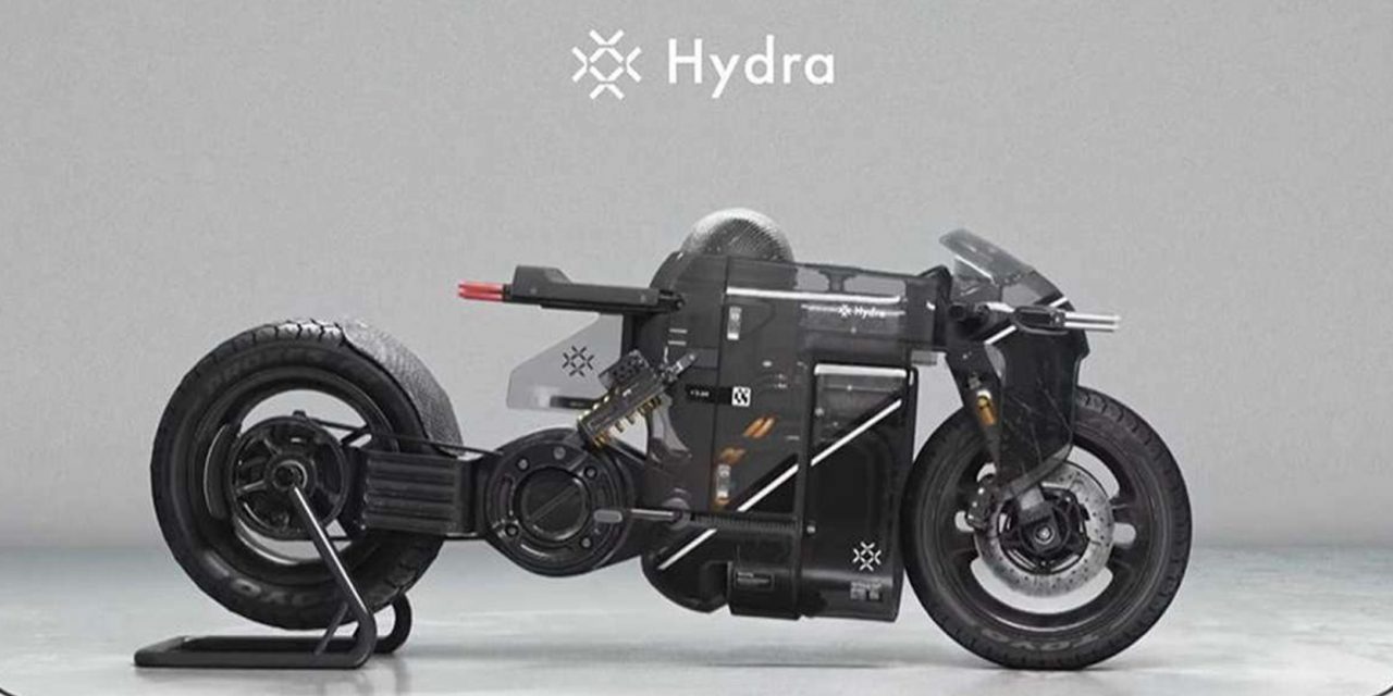 La moto alimentada por hidrógeno, Hydra AAA 01