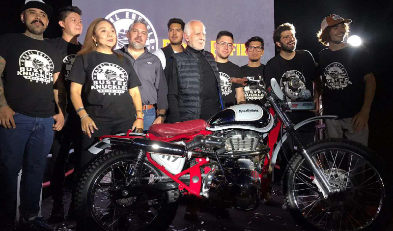 Royal Enfield México, concurso Busted Knuckles 2022