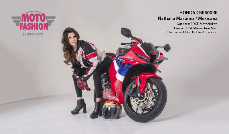 México presente en las pasarelas de MOTO FASHION con la guapa Nathalia Martínez