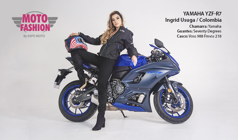 Colombia presente en las pasarelas de EXPO MOTO con la guapa Ingrid