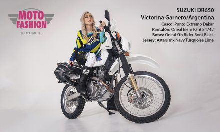 Victorina y la Suzuki DR650, la combinación perfecta de aventura y belleza