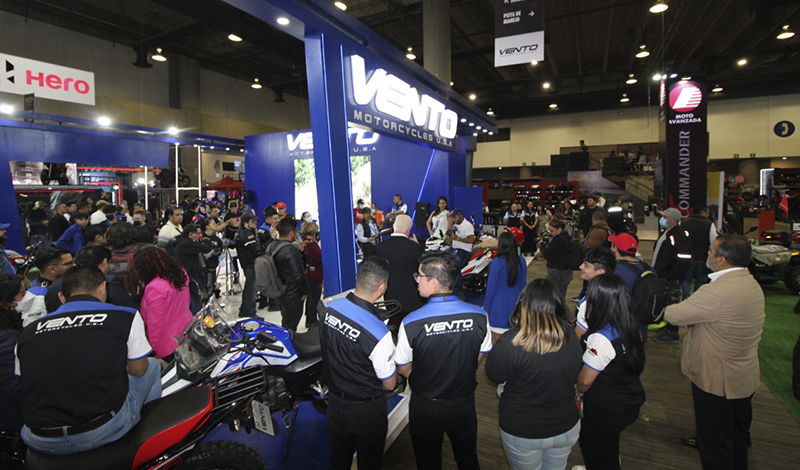 Vento sorprende a todos los asistentes de Expo Moto CDMX con sus lanzamientos