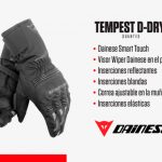 Seguridad y confort con los guantes Long Tempest D-DRY de DAINESE
