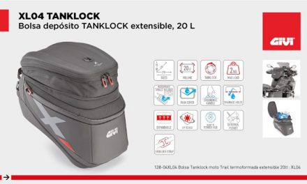 Ordena tu ruta con la bolsa TANKLOCK XL04  de GIVI