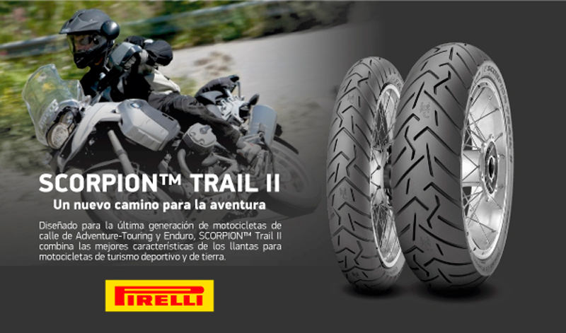 SCORPION™ TRAIL II de Pirelli, te abre un nuevo camino para la aventura