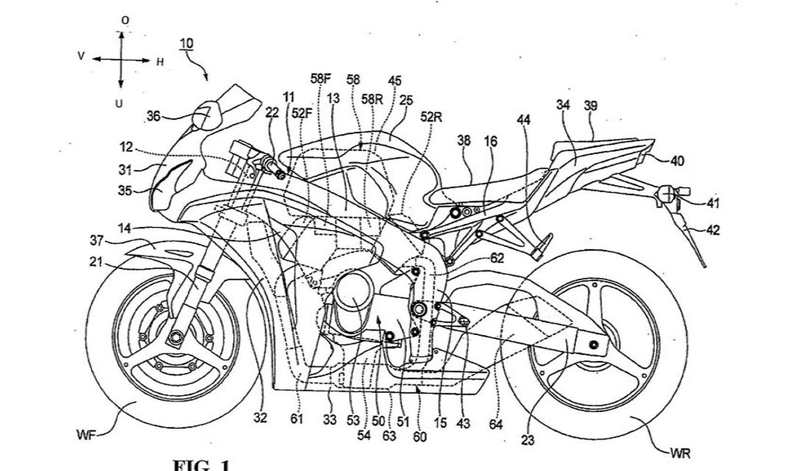 Honda patenta un nuevo motor V4