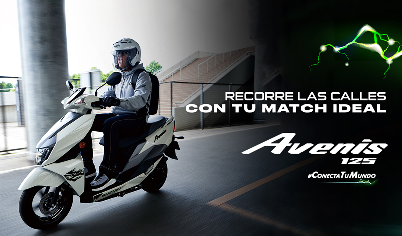 Tu personalidad en movimiento con la Suzuki Avenis 125