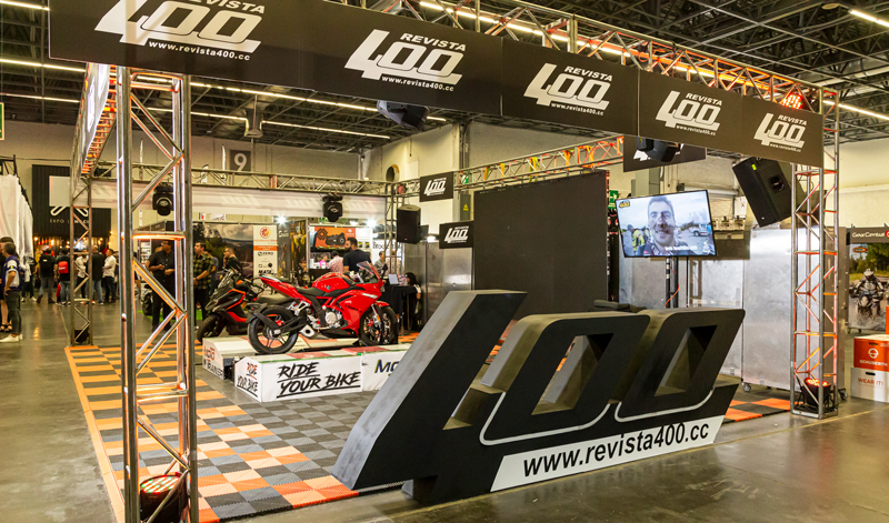 Así lució Revista 400 en Expo Moto GDL