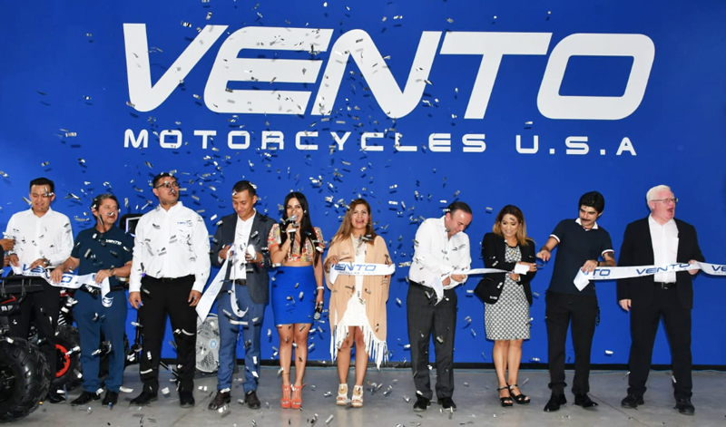 Vento Motorcycles inaugura su agencia “Los Volcanes”