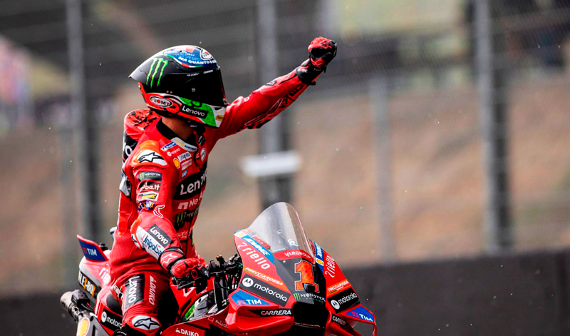 Pecco Bagnaia arrasa el MotoGP en Mugello
