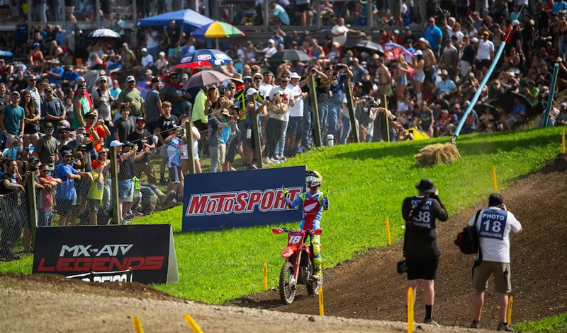 Jett Lawrence, ganador de AMA Motocross Unadilla National