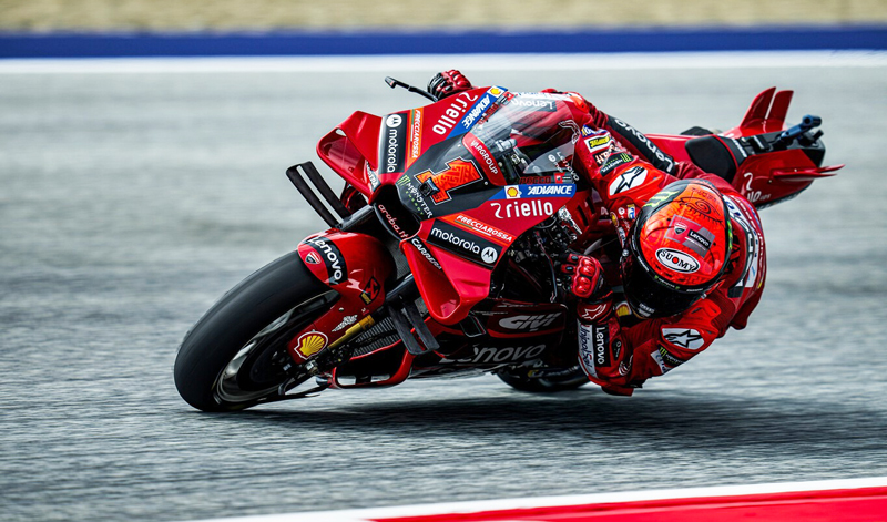 Bagnaia completa otra obra maestra en el Red Bull Ring y gana el GP de Austria dominando de principio a fin