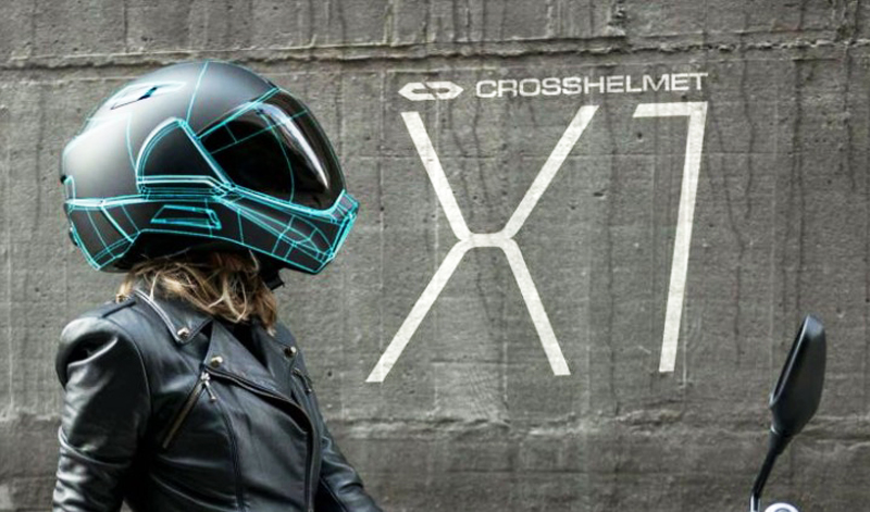 CrossHelmet X1, el casco inteligente a 360 grados
