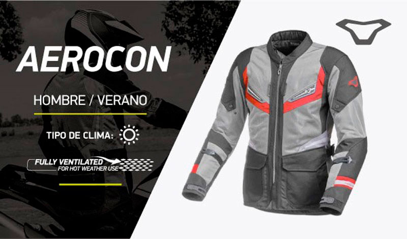Chamarra Aerocon de Macna, estilo y seguridad en dos ruedas