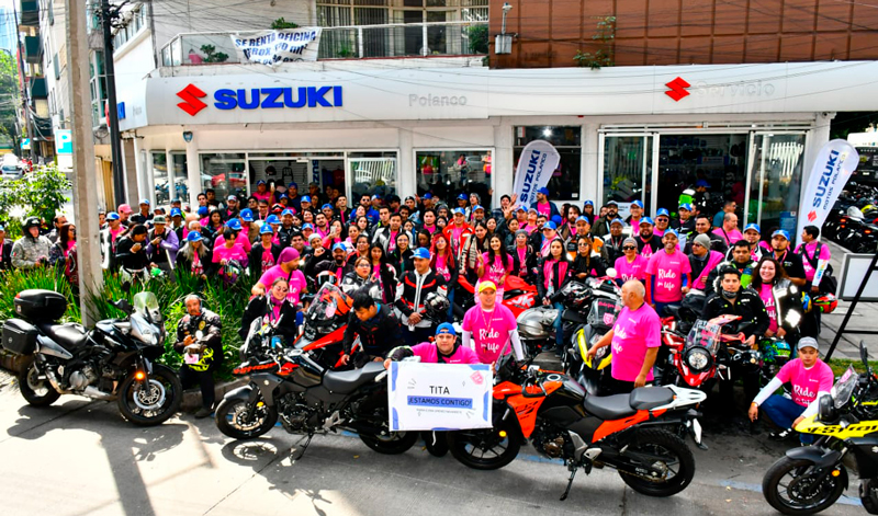 Rodada con causa, “Ride For Life Suzuki”