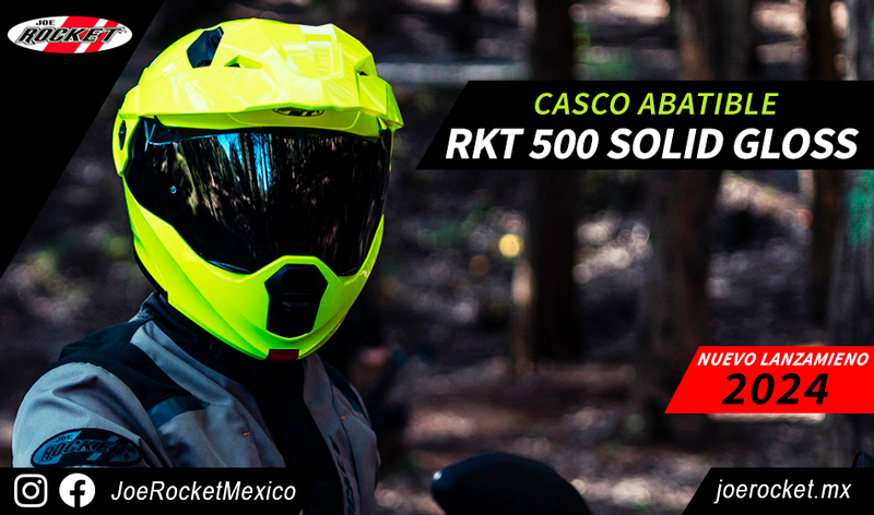 Descubre la innovación en seguridad y confort: Casco RKT 500 Gloss