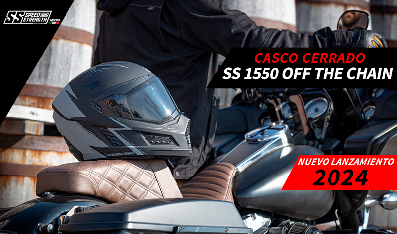 Casco SS 1550 Off the Chain: estilo y seguridad en cada viaje
