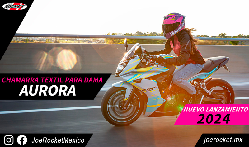 Chamarra Aurora™: Elegancia y protección para las motociclistas modernas
