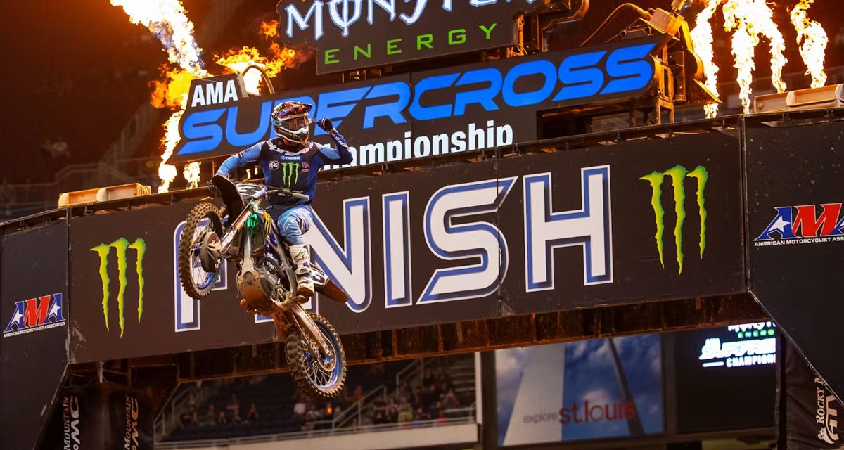 Eli Tomac sube al escalón más alto del AMA Supercross en St. Louis