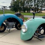 La minimoto Volkswagen Escarabajo dio la vuelta al mundo