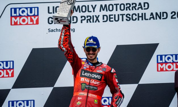 Bagnaia y el Ducati Lenovo Team ganan en Sachsenring y recuperan el liderato del Mundial