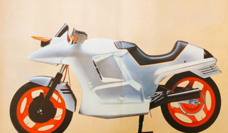 La motocicleta de plástico, un proyecto audaz de los años 80’s