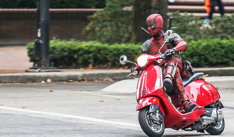 Deadpool, un apasionado de las motos