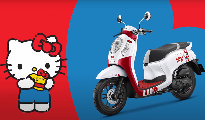 HONDA Tailandia celebra el 50 aniversario de Hello Kitty