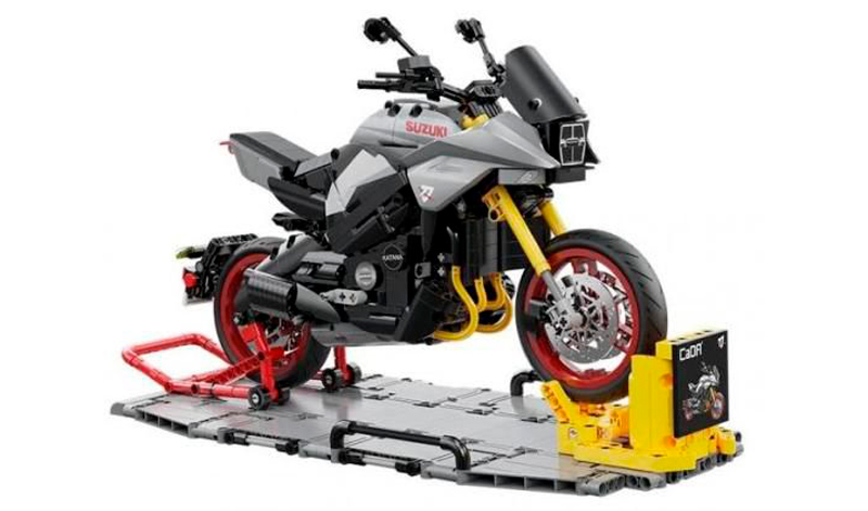 Construye tu Suzuki Katana con bloques al estilo LEGO