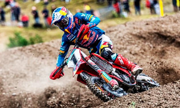 Jorge Prado hace un doblete en Suecia que lo lleva al podio del MXGP