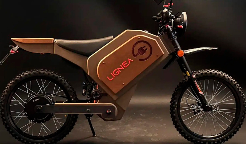 Descubre la primera moto eléctrica de madera, oficialmente  homologada para su comercialización