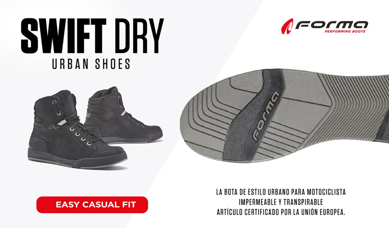 Botas Forma Swift Dry: Protección, confort y estilo para el motociclista moderno