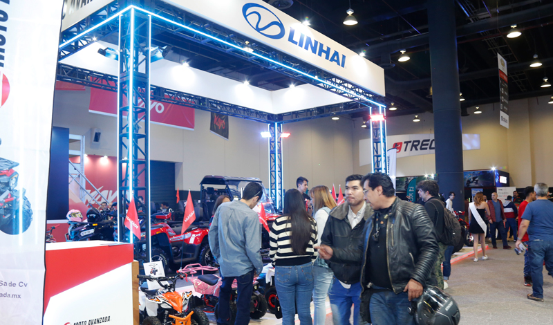 Excelente mancuerna entre Moto Avanzada y Linhai en Expo Moto