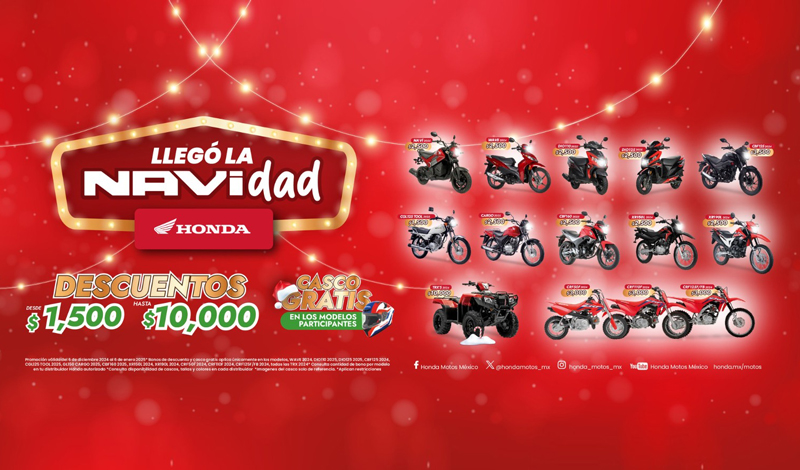 ¡Es hora de estrenar la moto de tus sueños con Honda!