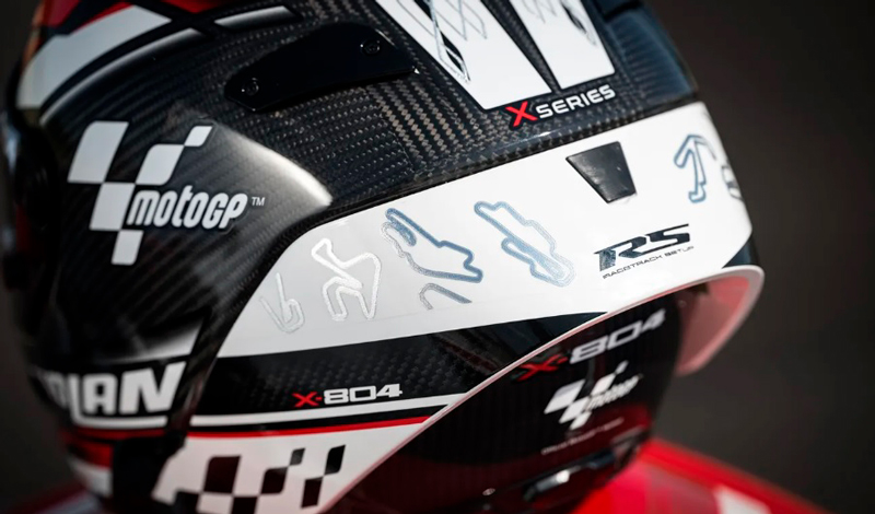 Nolan X-804 RS Ultra Carbon, el casco definitivo para la última temporada de MotoGP