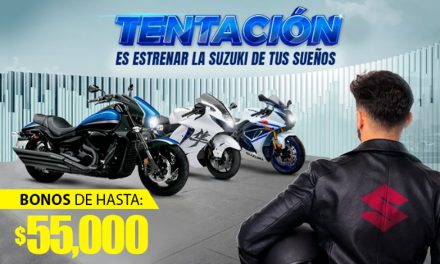 Inicia el año estrenando moto con las “Tentación es Suzuki”