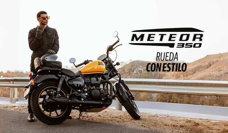 Experimenta la increíble sensación de conducir de la Royal Enfield Meteor 350