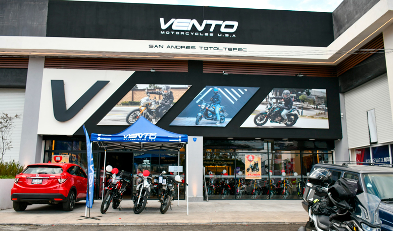 Vento Motorcycles inaugura su nueva agencia en San Andrés Totoltepec