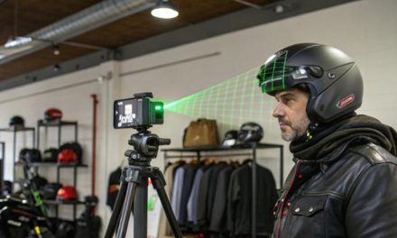 Conoce el escáner 3D para cascos de moto, con ajuste personalizado