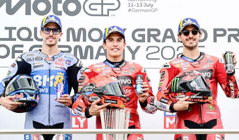 Marc Márquez arrasa el MotoGP en Alemania y asume el liderato del Mundial